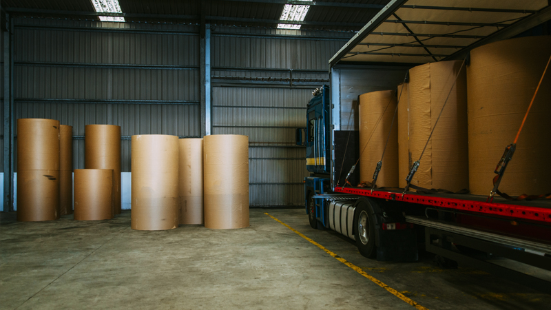 SOLUZIONI LOGISTICHE PER L'INDUSTRIA DELLA CELLULOSA E DELLA CARTA