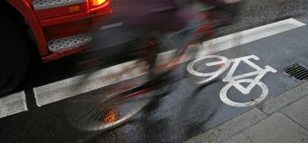 Kit laterale di protezione per ciclisti.