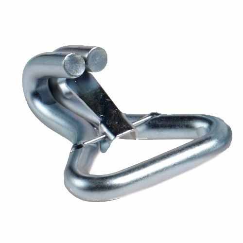 GANCIO CHIUSO A DOPPIA SALDATURA CON GANCIO DI SICUREZZA 50 MM