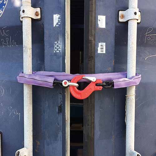 CONTENITORE DEL SISTEMA DI RITENUTA PER L'APERTURA DELLE PORTE